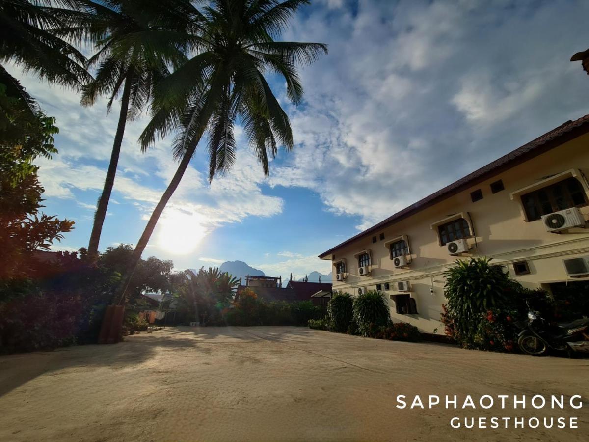 Saphaothong Guesthouse 방 비엥 외부 사진